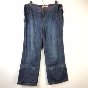VTG Tommy Hilfiger Denim Cargo Style Capri Pants